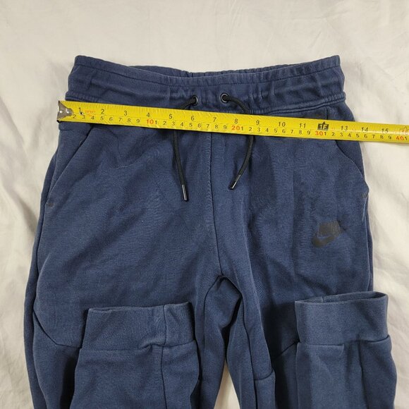Nike Tech Fleece Boys Large Dark Blue Jogger Sweatpants Athletic Outdoors Casual - Picture 9 of 12